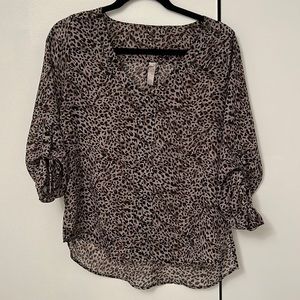 Leopard Print Blouse